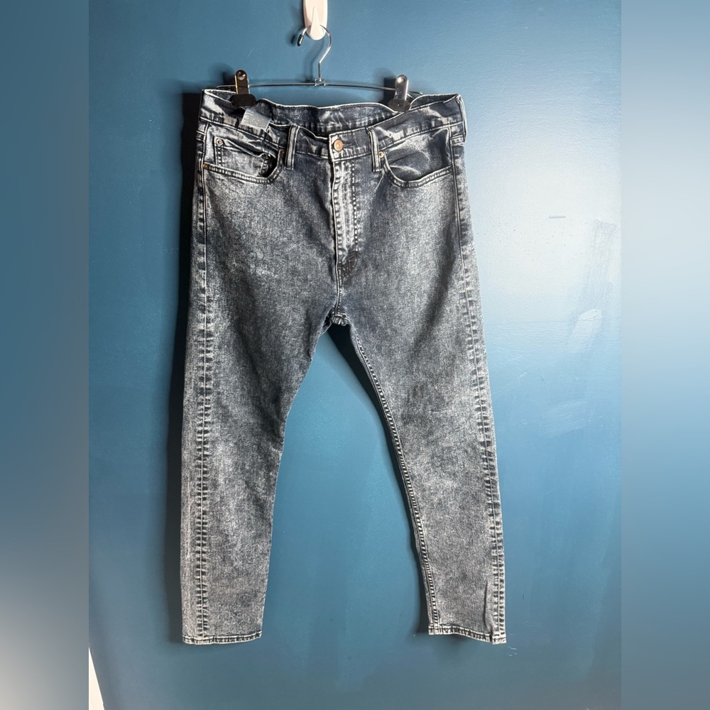 Levi's Men's Skinny Jeans in Washed Black